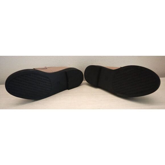 BCBGeneration GN237324 Women's Sz 7M Taupe Sabin Platform Penny Loafers - Picture 4 of 9